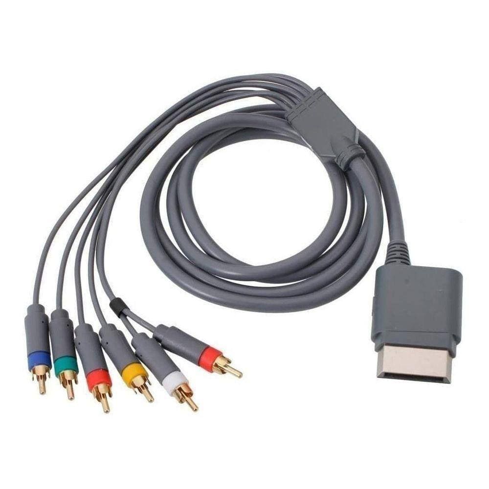 Cabo Vídeo Componente Xbox 360 Audio Vídeo Fat Ou Slim 2.5M