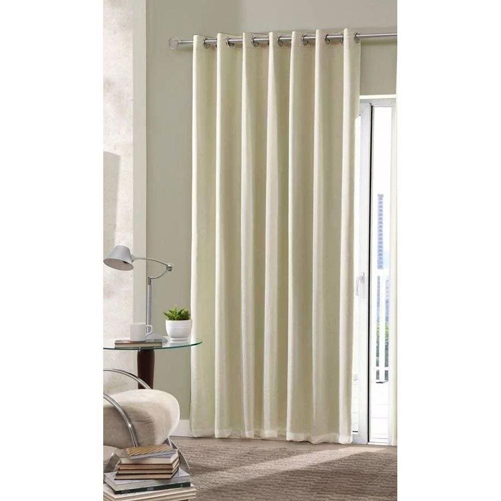 Cortina Blackout Tecido 2,00 x 2,50 - 1 Folha - Bege claro