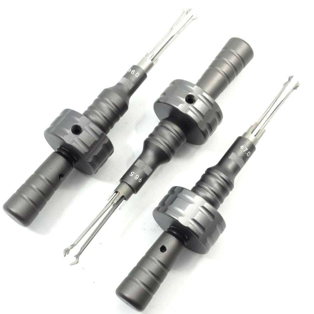 Kit Chave Micha Tetra GT683 Aço Inox Uso Profissional Lorben