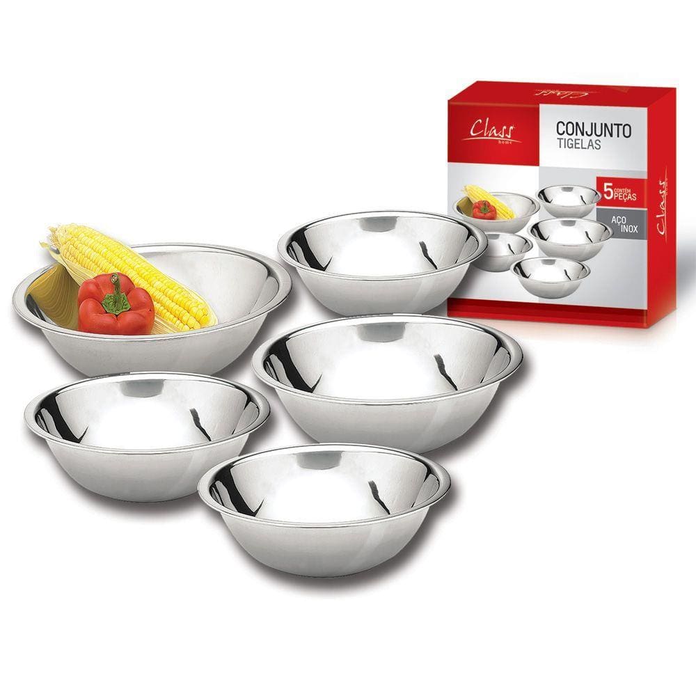 Conjunto de Bowls 5 Peças Class Home