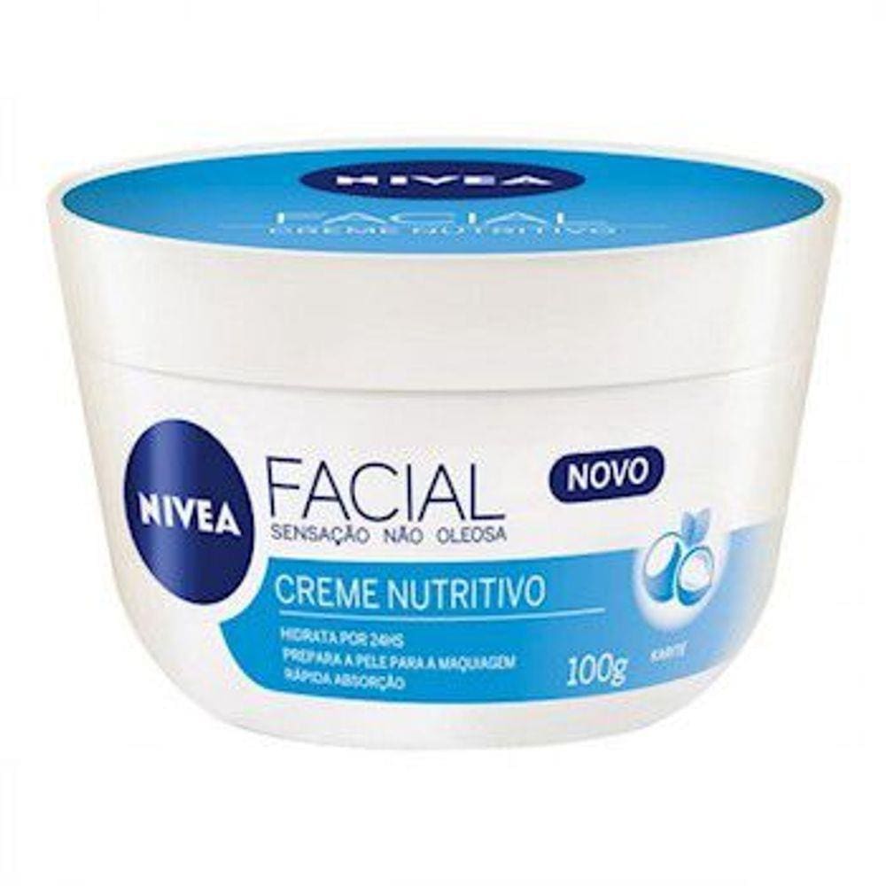 Creme Facial Nivea Nutritivo - Sensação Não Oleosa 100g