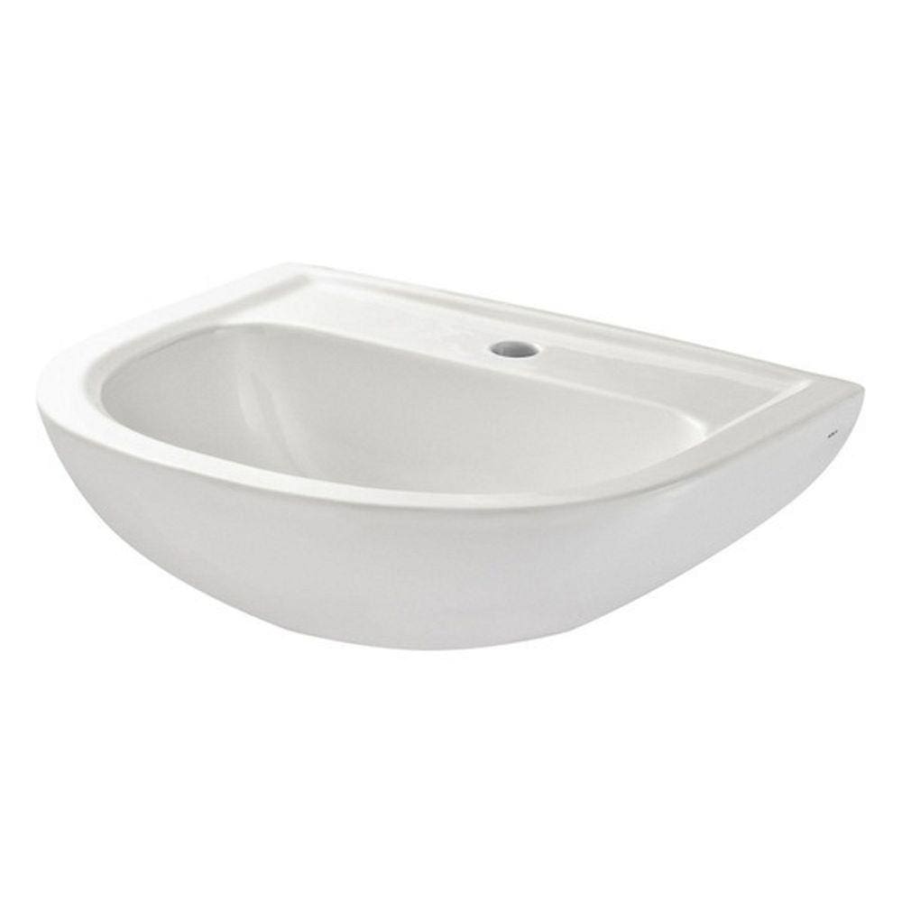 Lavatório para Coluna Etna 50x40cm Branco Icasa