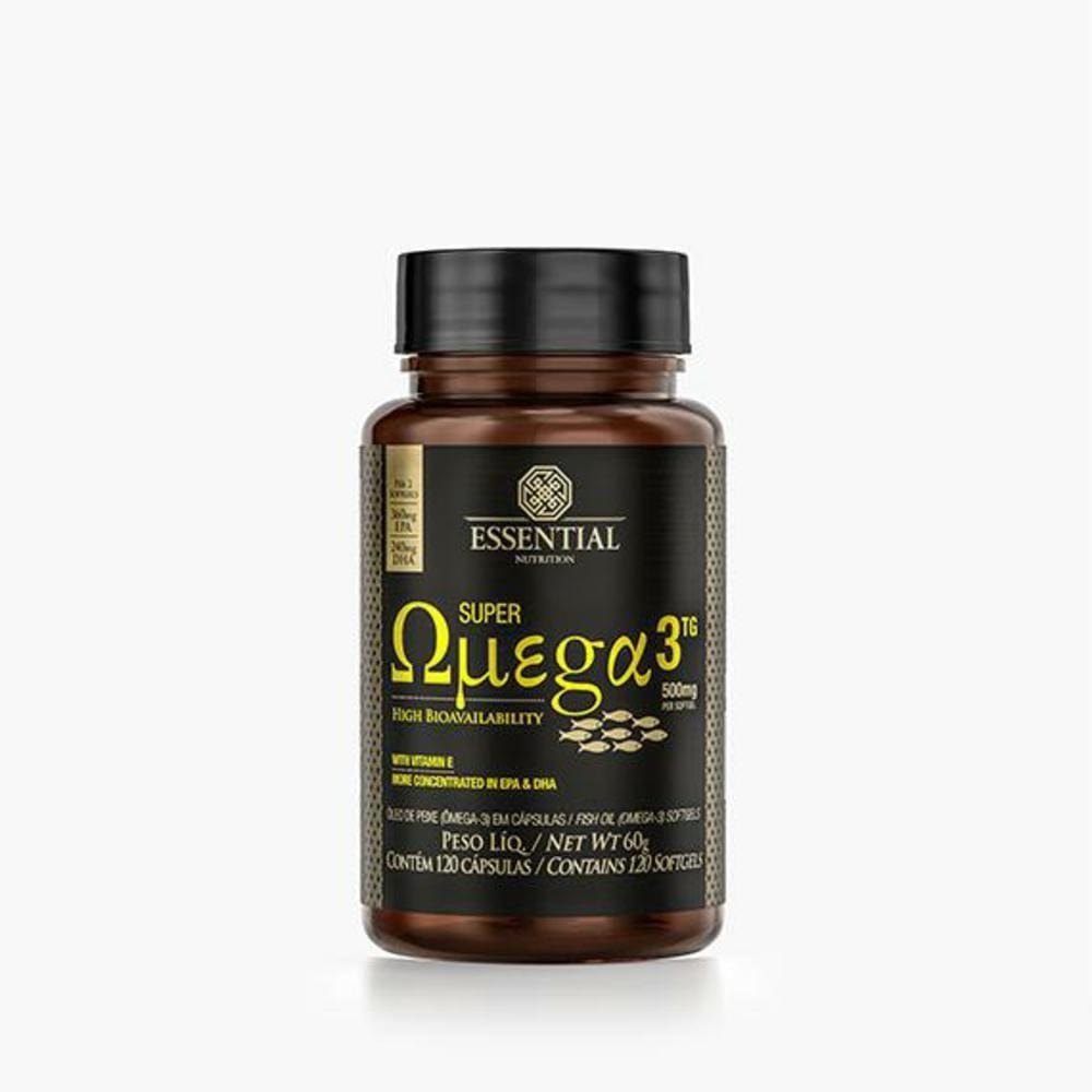Super Ômega 3 Tg 500mg 120 Cápulas - Essential Nutrition