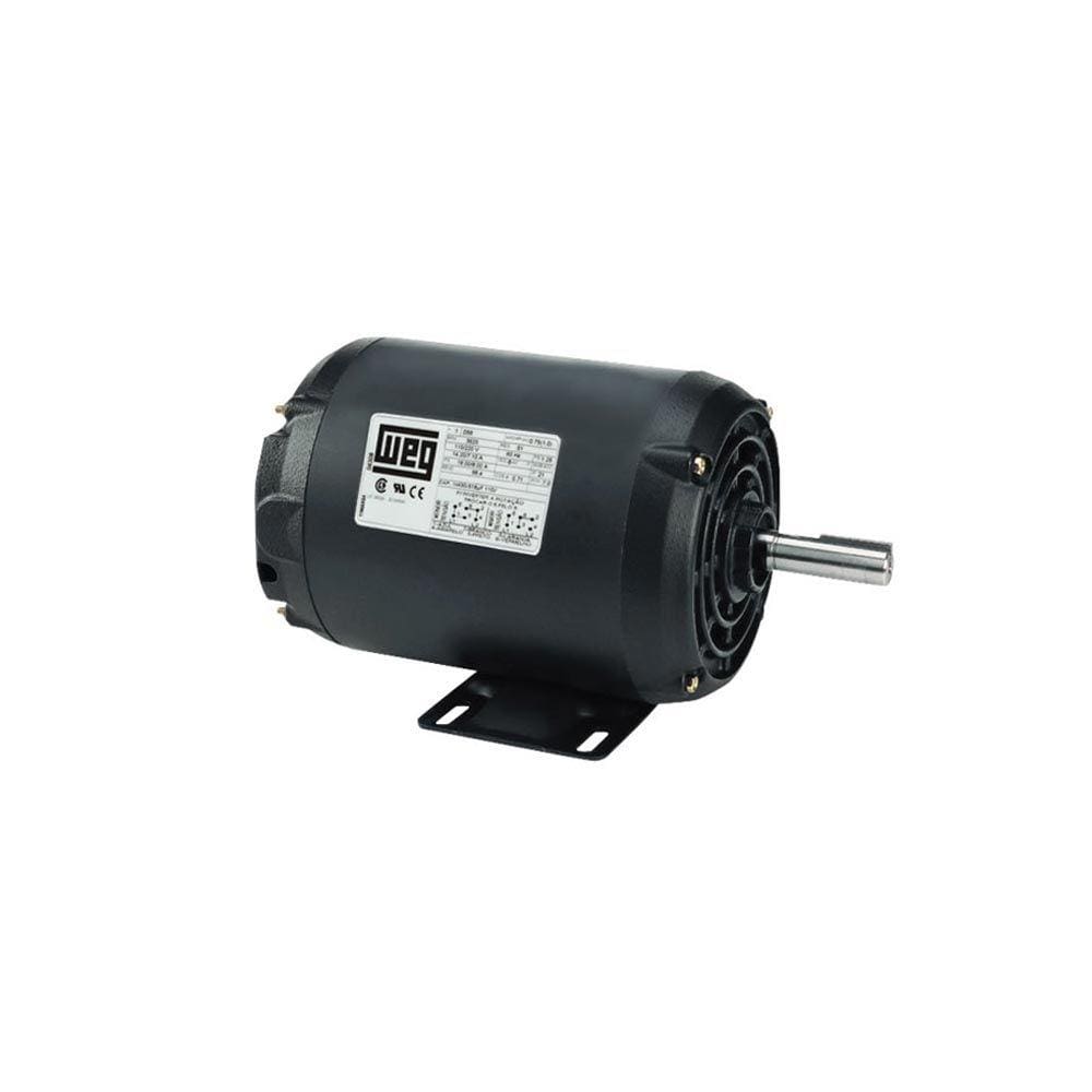 Motor Elétrico WEG IP21 - Nema 56 - 1/2 CV 2 Polos com Eixo Chavetado