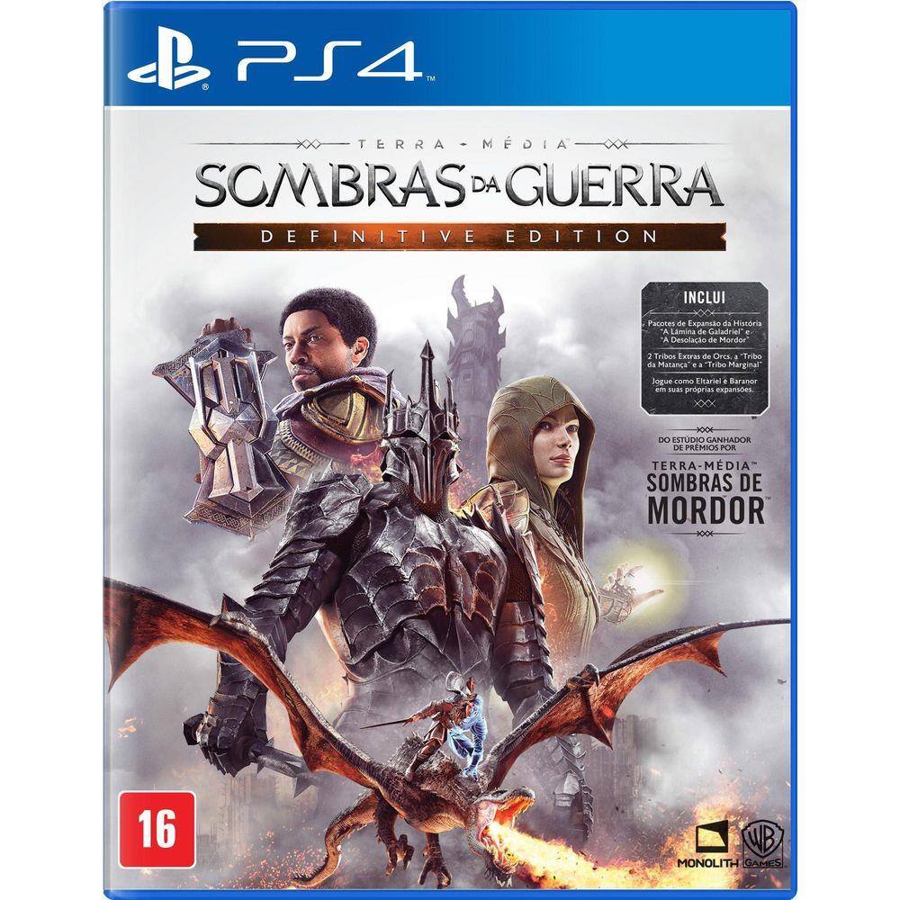 Jogo Terra-média: Sombras da Guerra Definitive Edition - PS4