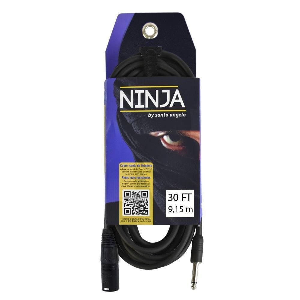 Cabo P10 Xlr Macho Santo Angelo Ninja Nm 30Ft 9.15M