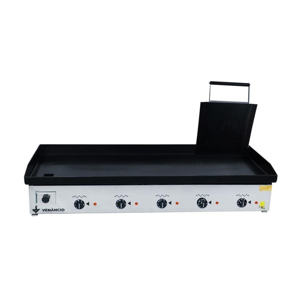 Chapa Bifeteira Elétrica Inox 120 cm C/ Prensa CE120P - 220v - Venâncio