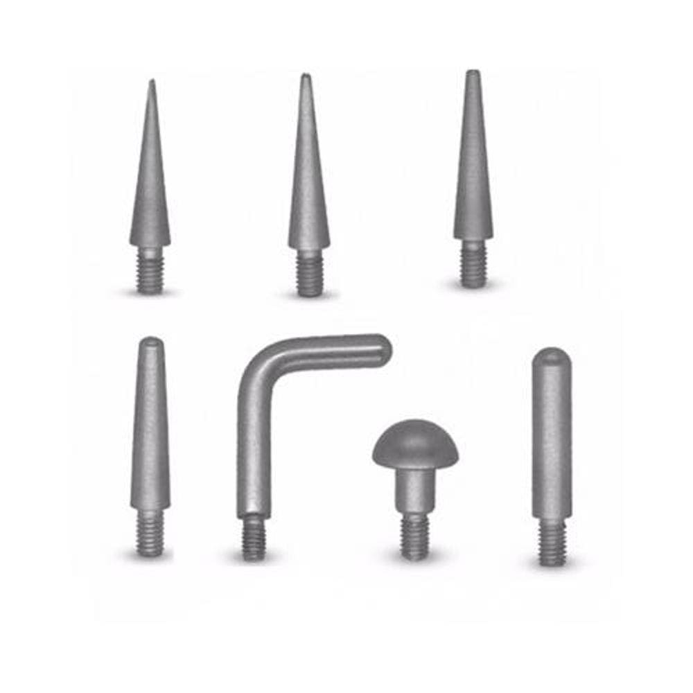 Kit Com 7 Ponteiras Em Titânio Para New Skin Removedor De Manchas Por Eletrocautério - Mm Optics