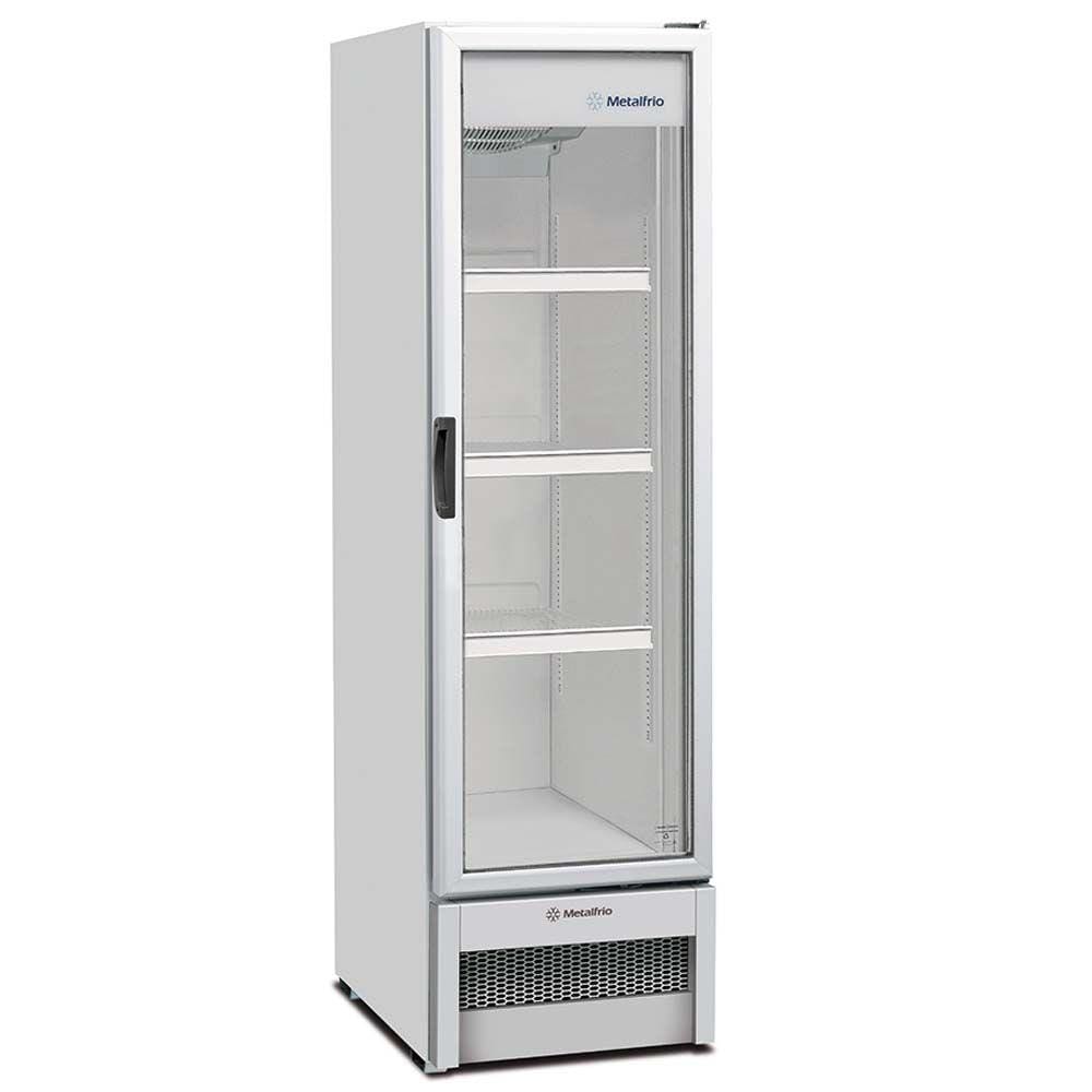 Expositor Vertical VB28R Metalfrio Refrigerador de Bebidas Branco 324 Litros VB28R 220v