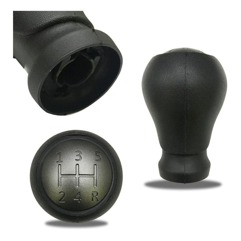 Manopla Bola De Câmbio Hb20 1.0 - Preta Tampa Cinza