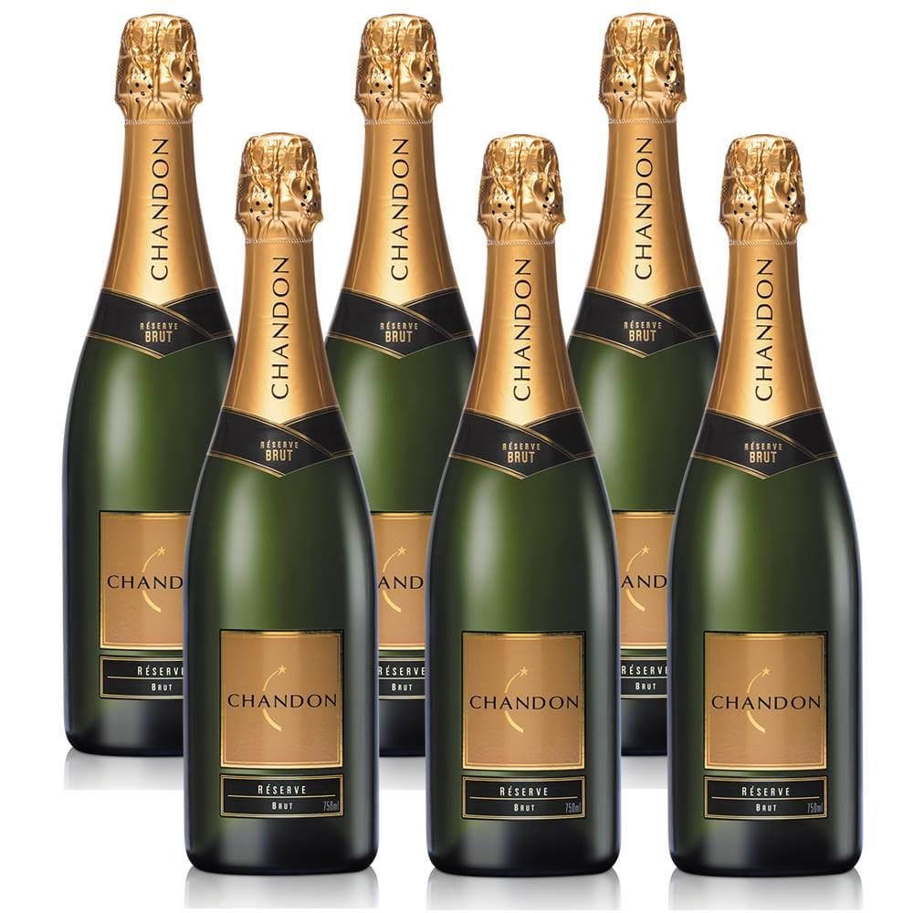 Kit 06 Unidades Espumante Chandon Réserve Brut 750ml