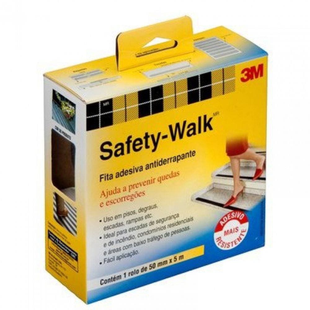 Fita Antiderrapante Preto 50mm x 5m 3m