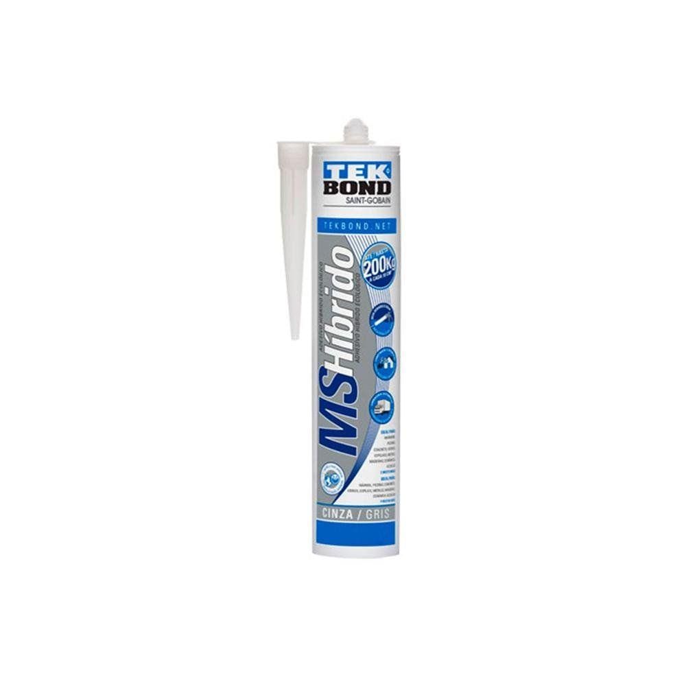 Adesivo MS Híbrido 400g Cinza