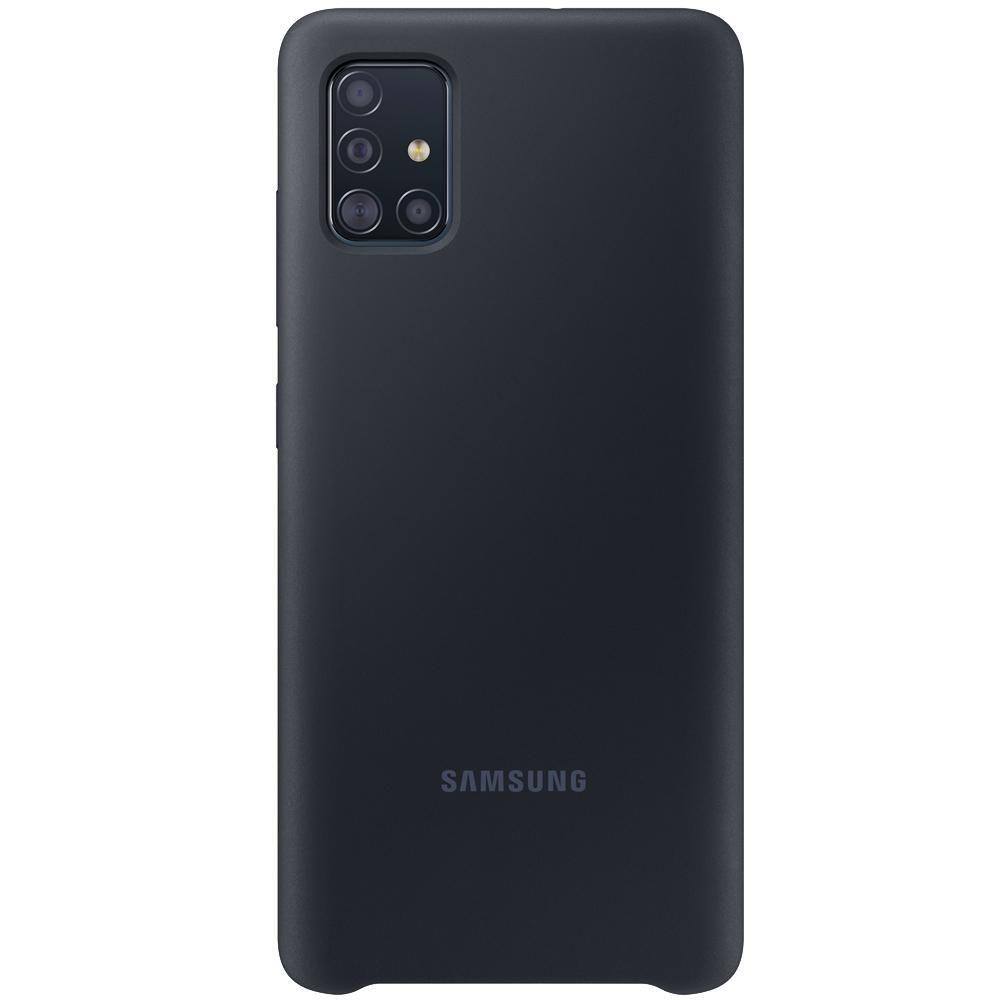 Capa Protetora De Silicone Preto Galaxy A51 | Extra