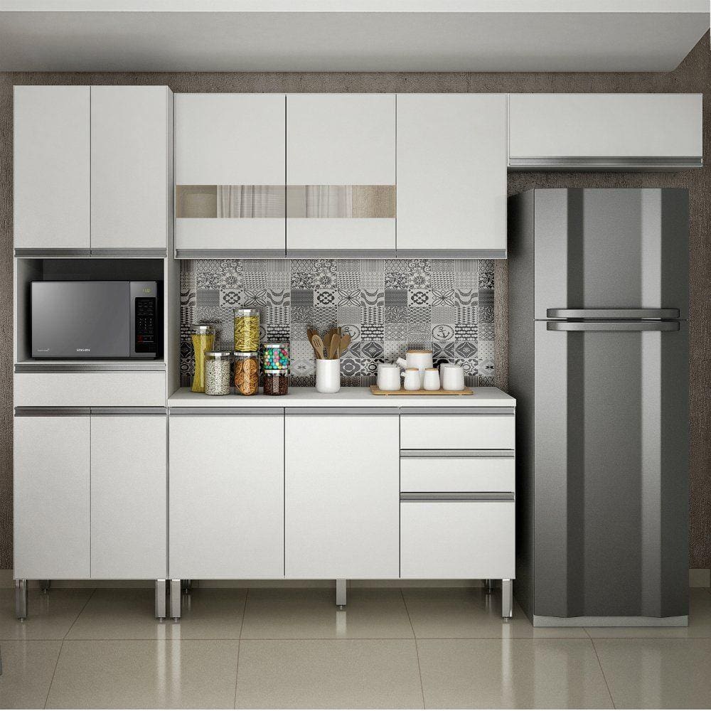 Cozinha Compacta 4 Peças com Tampo Turmalina CHF Móveis