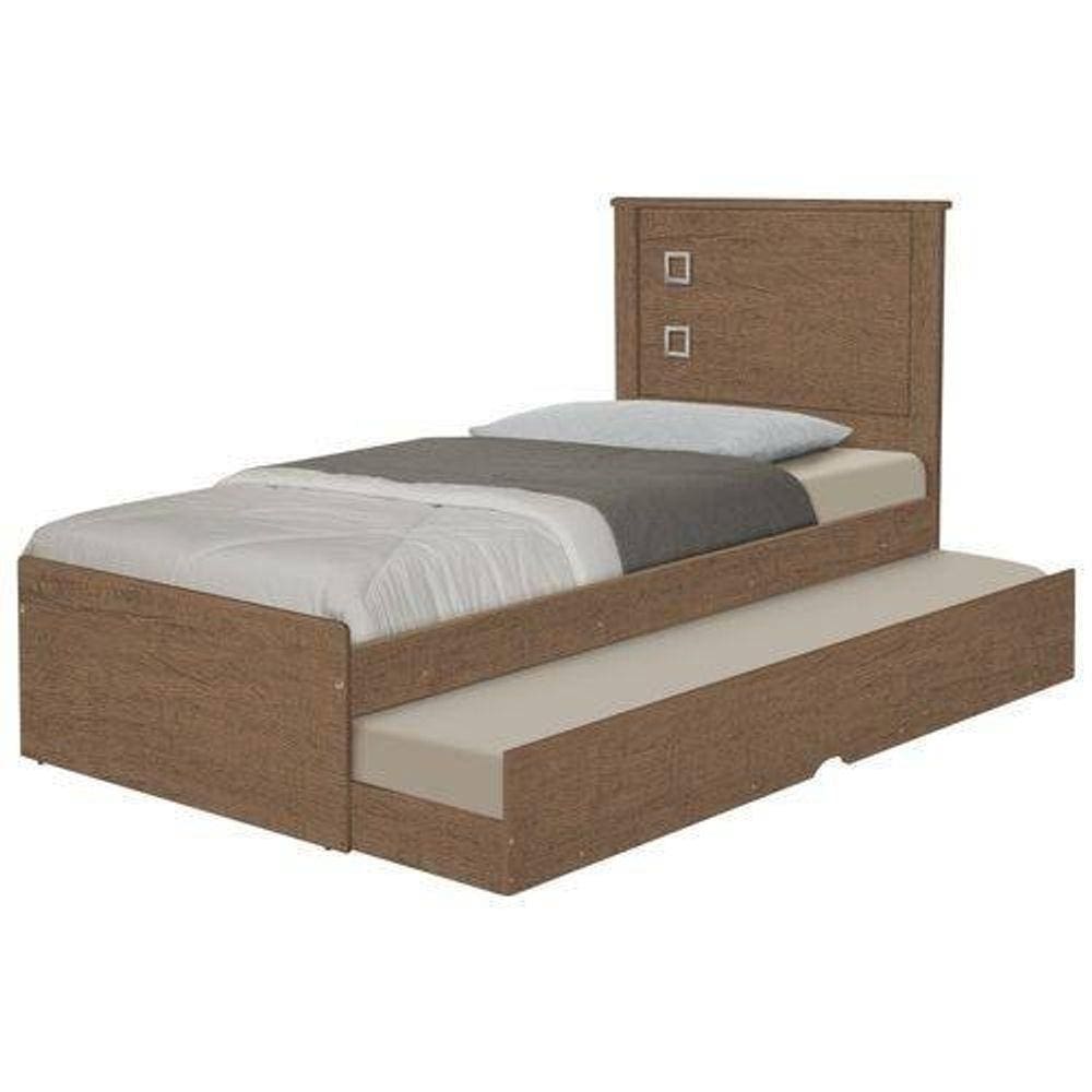 Cama Bibox Solteiro Barcelona e Com Colchões