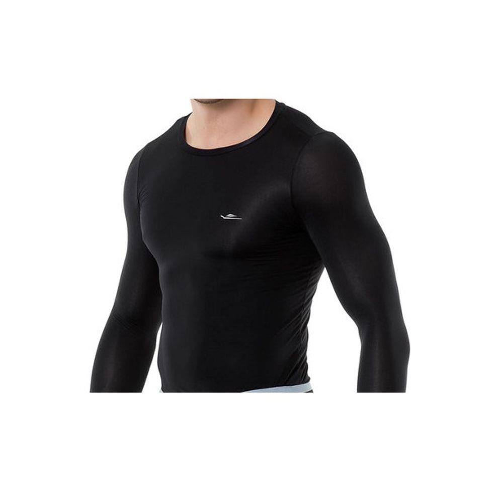 camisa termica preta