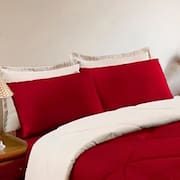 Jogo de cama Casal 6 peças com Edredom e Lençol Casa Dona