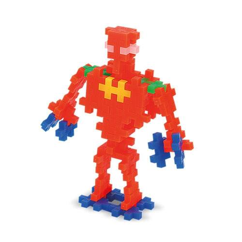 Menor preço em Peças de Montar - Mini Neon 170 peças Robôs - 3726 - Plusplus