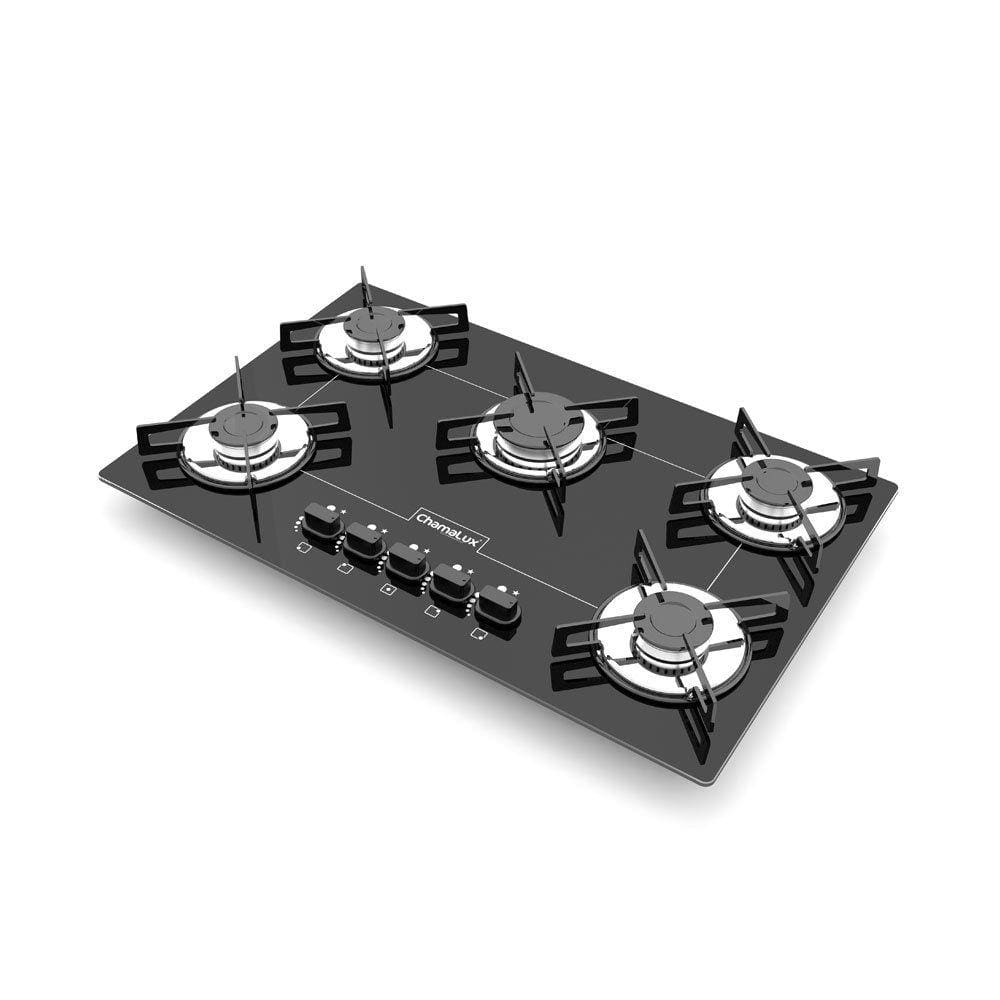 Fogao cooktop fisher 5 bocas tripla chama Extra