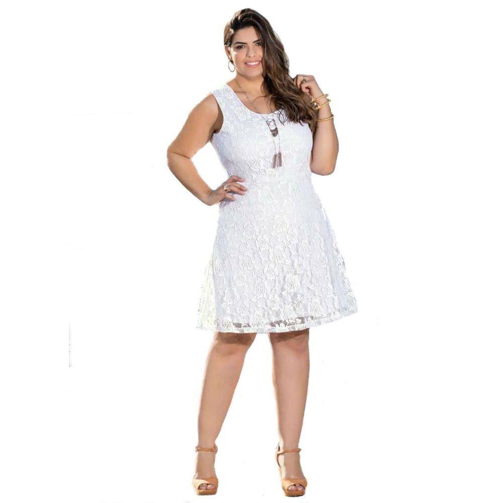 Vestido Civil Longo Princesa Plus