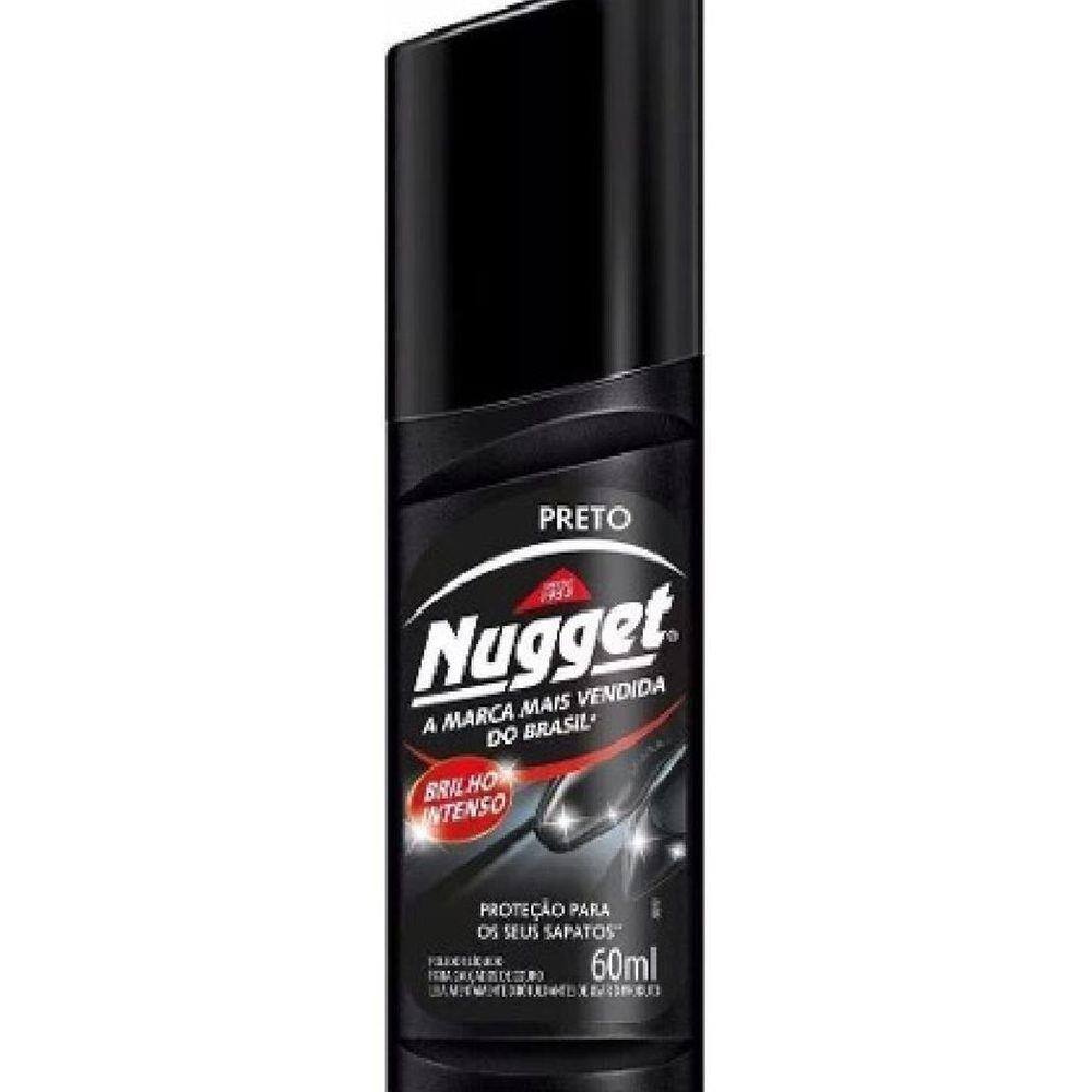 Graxa Para Sapato Preto Nugget Líquido 60ml | Extra