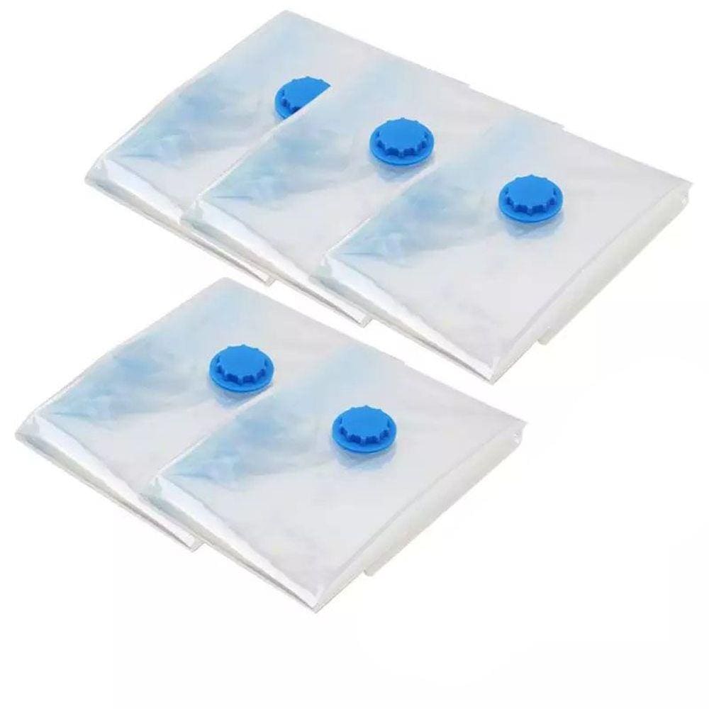 Saco Vácuo 80cm X 60cm 5peças Protetor Organizador Armazenar