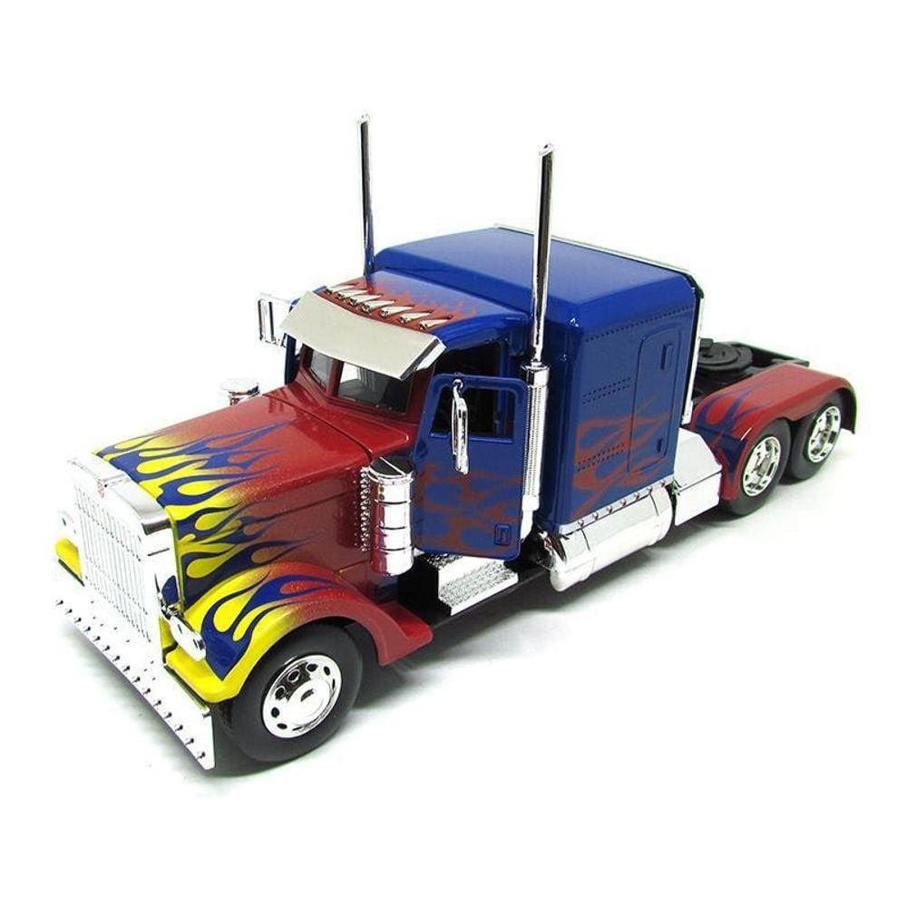 Miniatura Caminhão Optimus Prime Transformers 1:24 Jada Toys