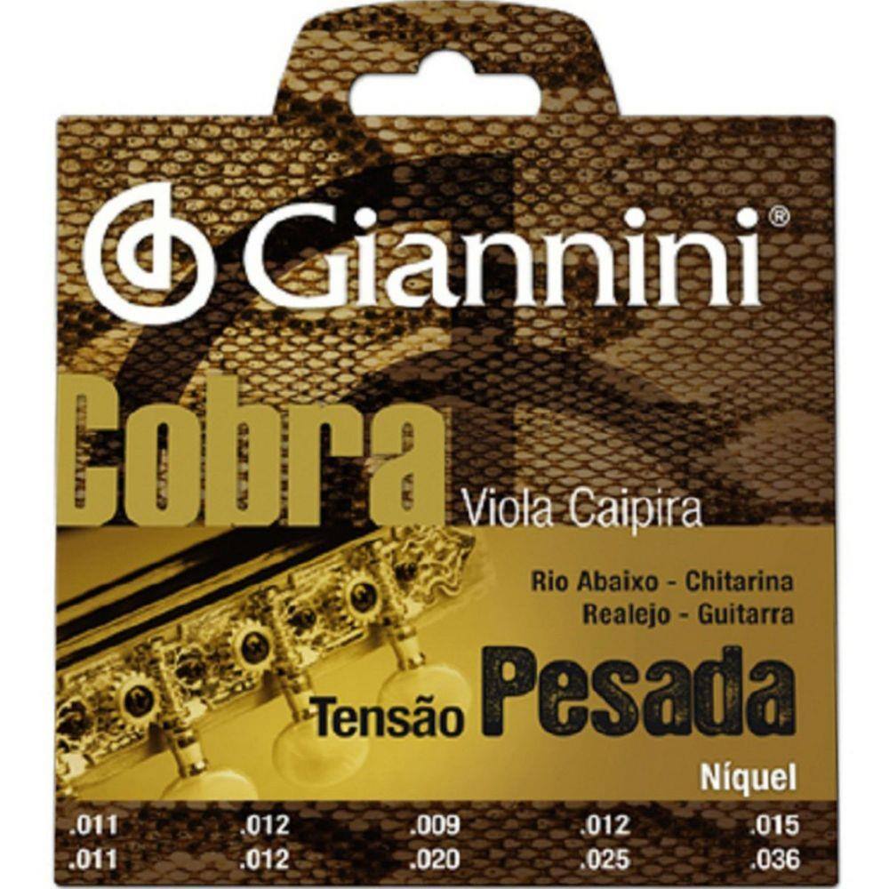 Encordoamento De Viola Níquel Tensão Pesada GESVNP