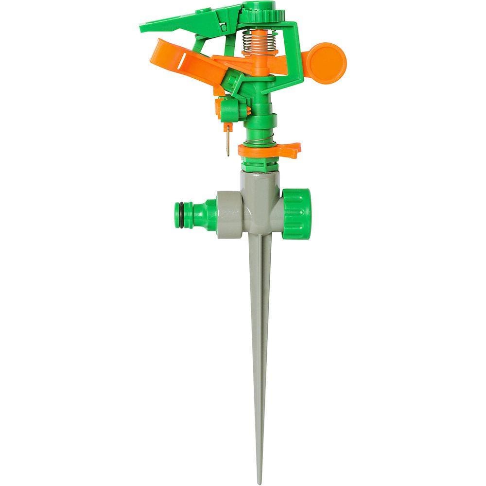 Aspersor de Plástico com Espeto de Metal 30x12x5,3cm Amarelo Ergo