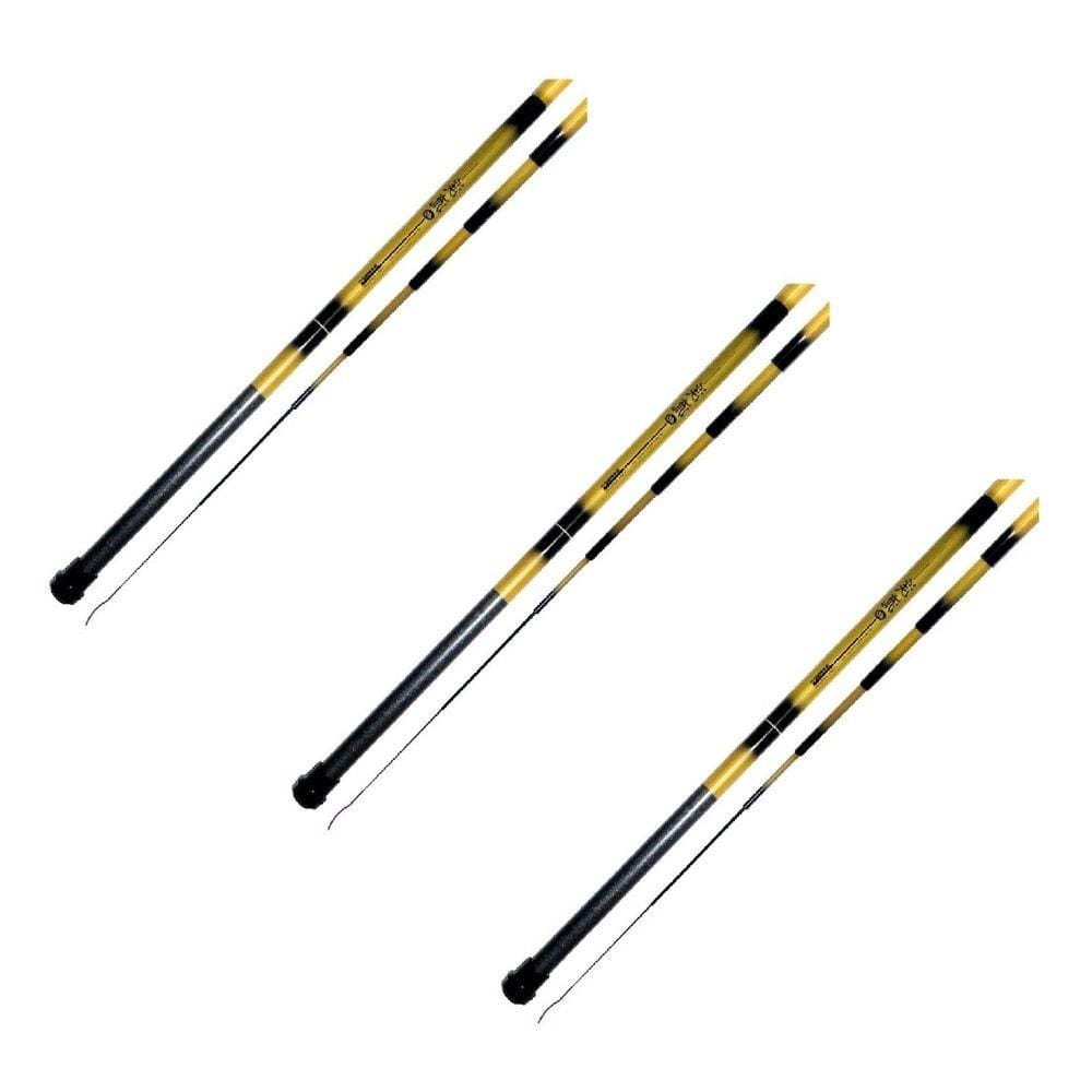 Kit 3 Varas Pesca Telescopica Marine Sports Bamboo 2,10m 3,60m 4,50m