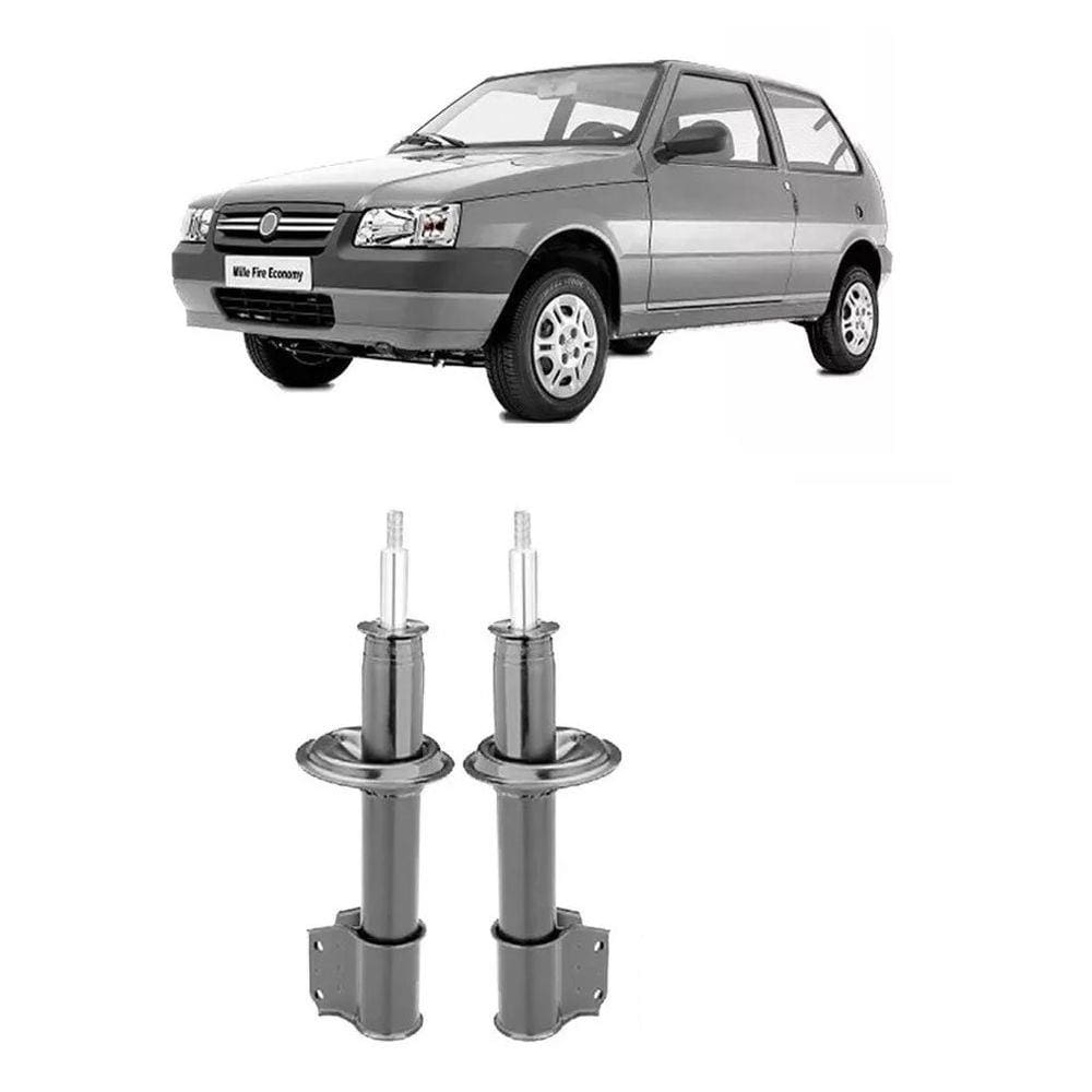 Par de Amortecedores Dianteiro Fiat Uno Mille SX 10 ie 2P de 1996 a 1998