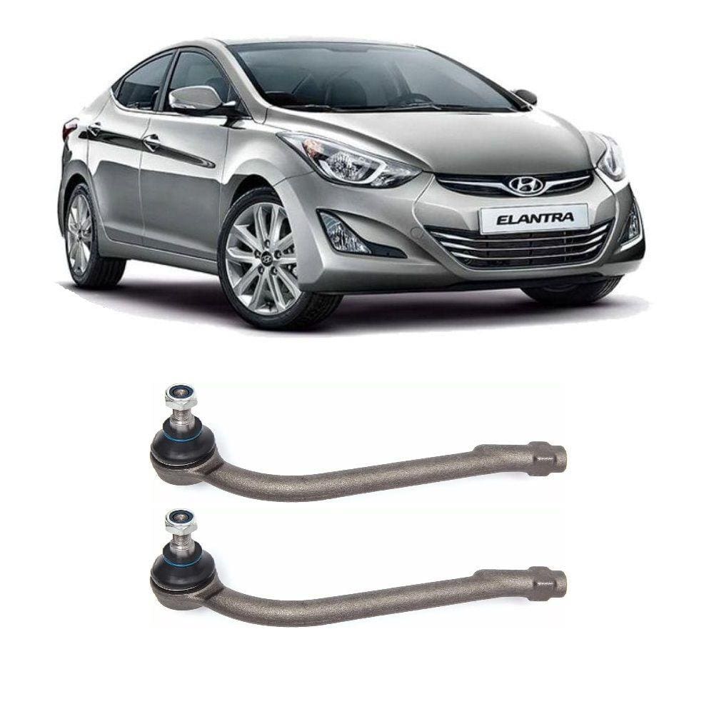 Terminal de Direção Hyundai Elantra Dianteiro 2012 Até 2016 Flex Automotive - O Par