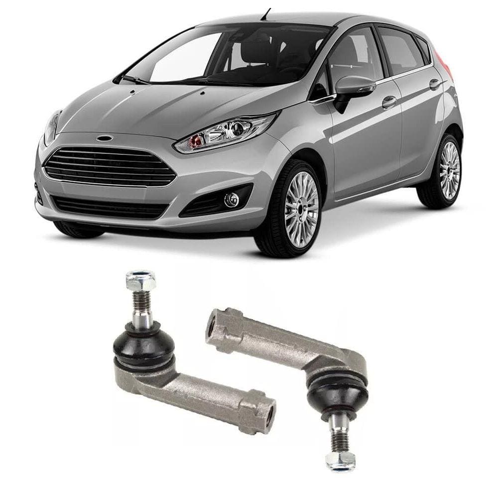 Terminal de Direção Ford New Fiesta Dianteiro 2011 Até 2017 Flex Automotive O Par