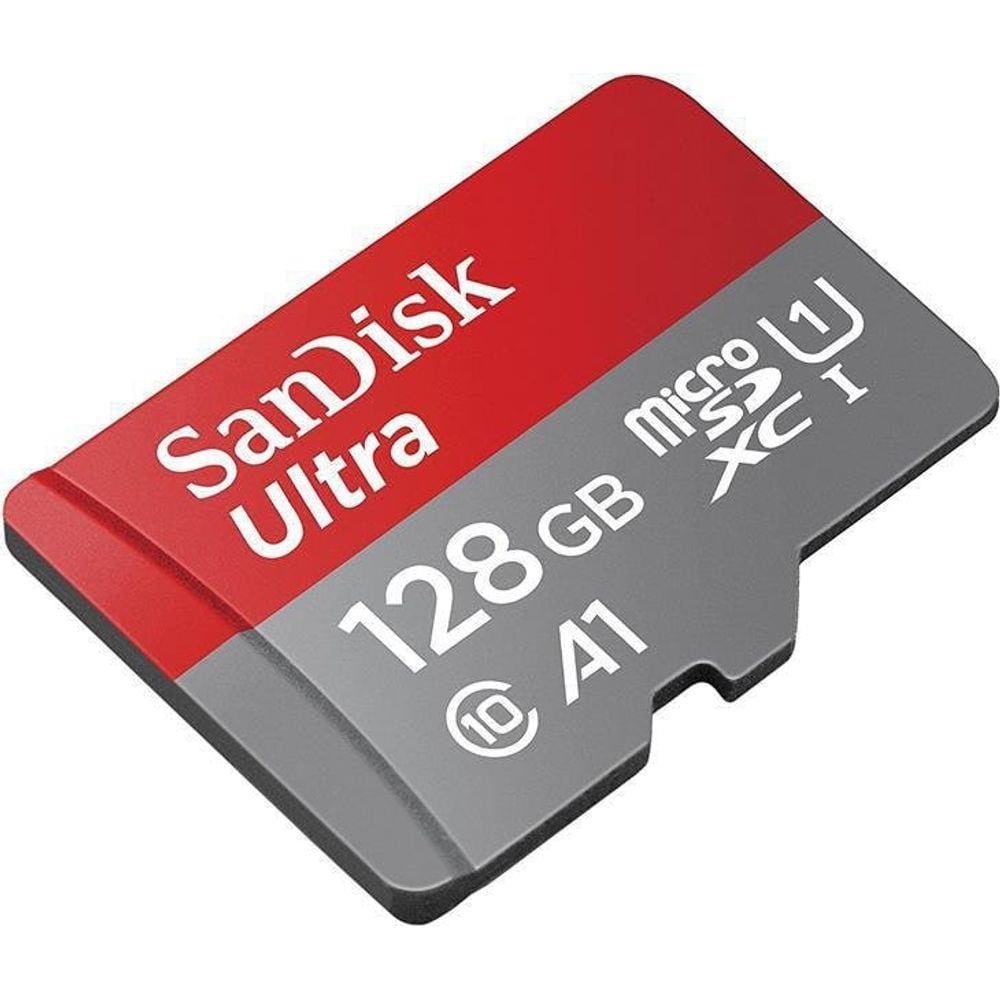 Cartão Micro Sdxc 128gb Sandisk Ultra 100mb/s C10 Leitor USB