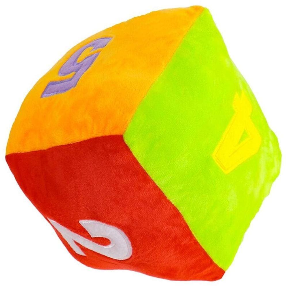 Bola De Pelúcia Dados Números Com Chocalho FC2582 Fizzy