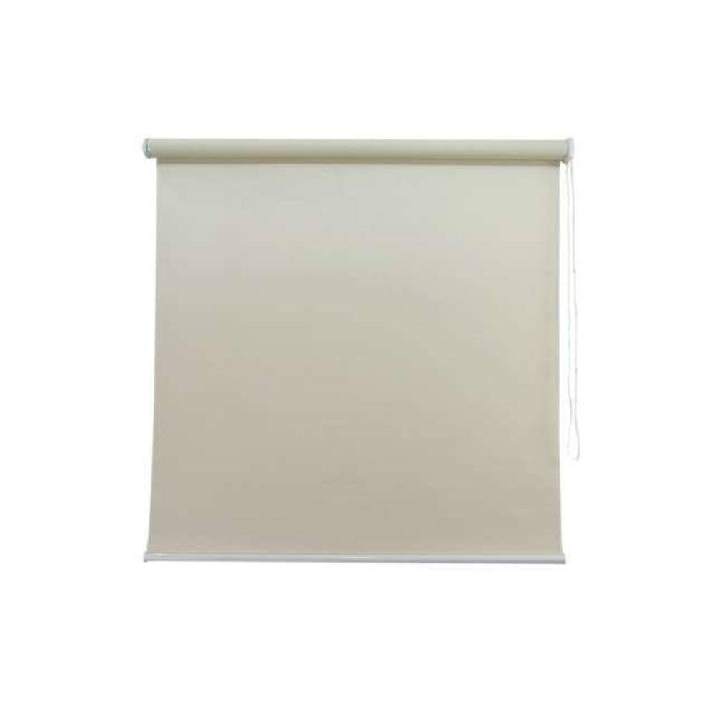 Persiana Rolo Blackout Bege (L) 160 x 220 (A) cm 100% Escuro Cortina Roller Blecaute 1,60 X 2,20 m