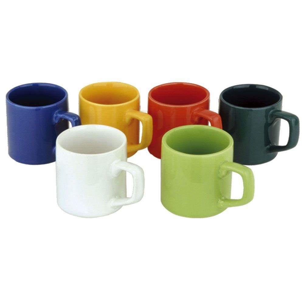 Jogo de Canecas Café Colors 85 ml 6 Peças Class Home