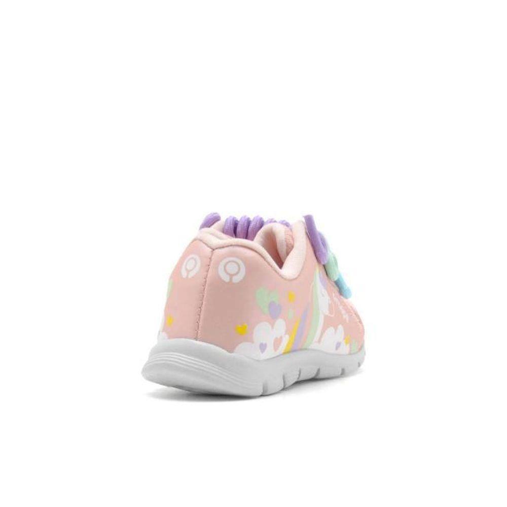 TÊNIS ORTOPÉ DIVERTIDOS JR UNICÓRNIO ROSA - Via Colors - Calçapé Calçados