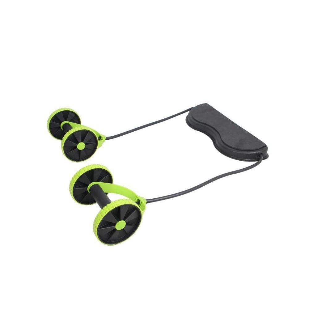 Roda abdominal dupla com elásticos