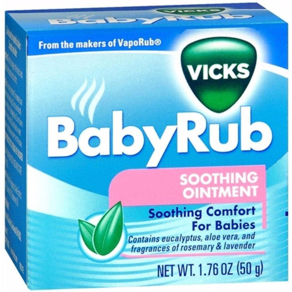 Vick Baby Rub - Pomada Anti Tosse Para Bebês - 50G - Importado