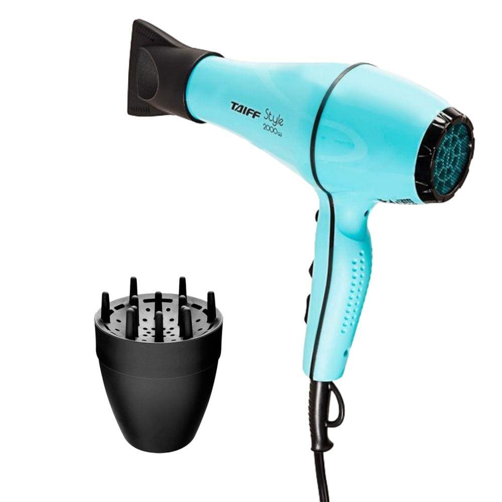 Kit Taiff Secador Profissional Style 2000W Tiffany + Difusor Taiff Novo