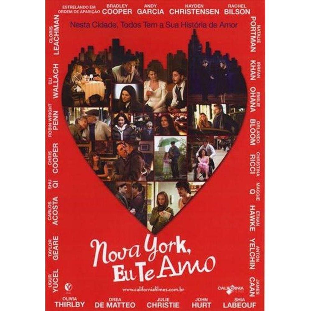 Dvd Nova York, Eu Te Amo - Bradley Cooper