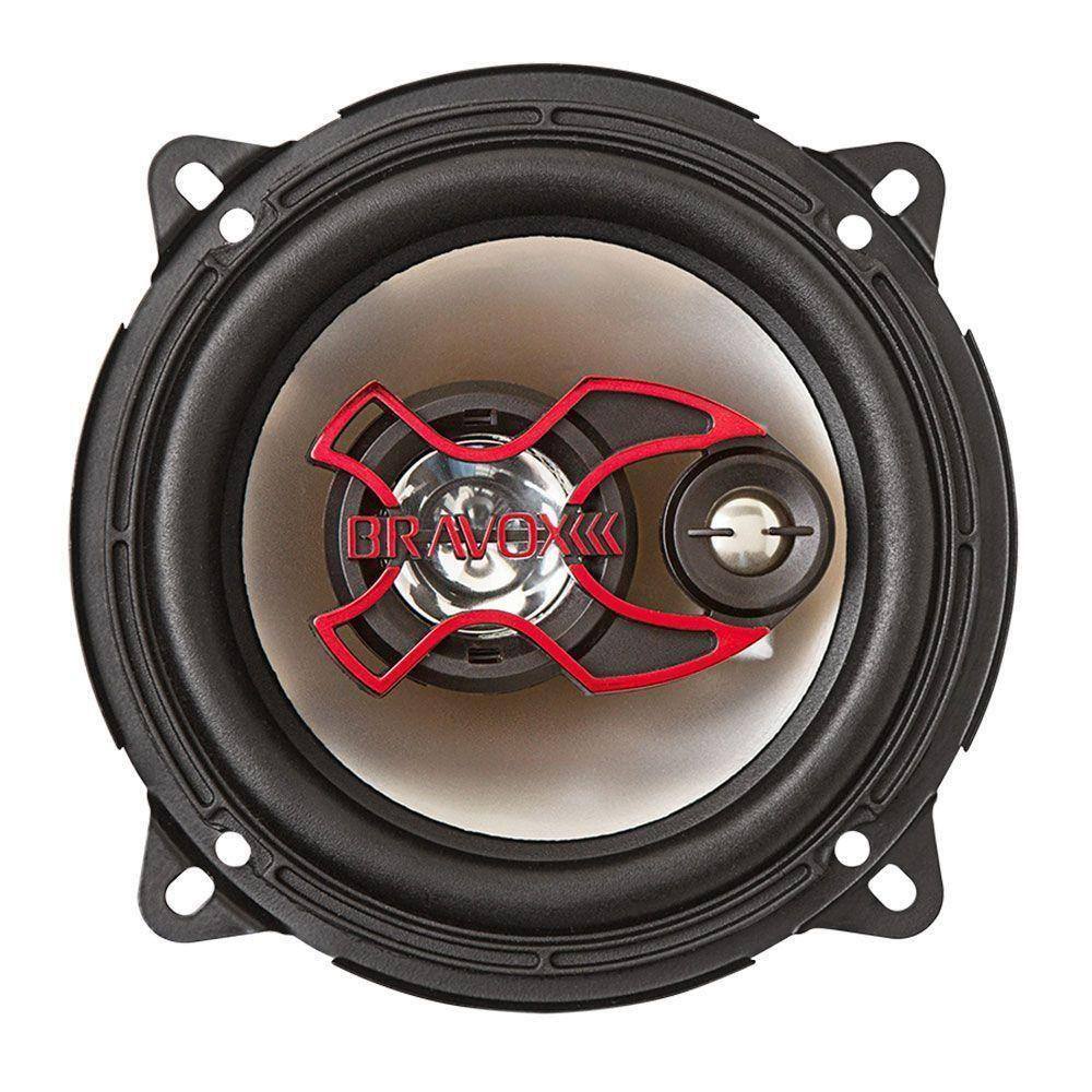 Alto Falante Triaxial 5 Polegadas 50W RMS 4R Universal Par Bravox B3X50X