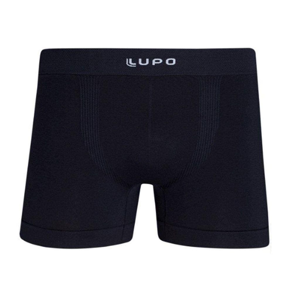 Cueca masculina para adulto modelo boxer em microfibra sem costura Lupo