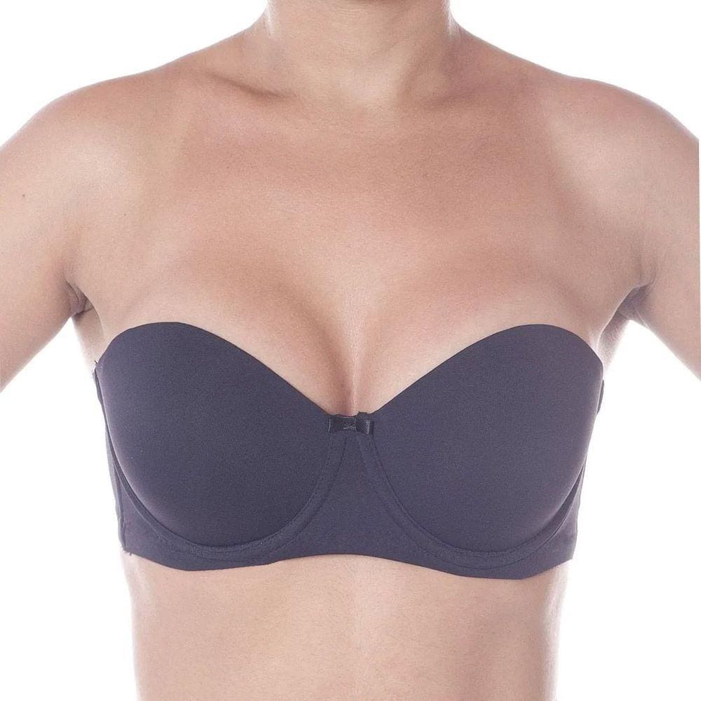 Sutiã plus size modelo tomara que caia Vi Lingerie