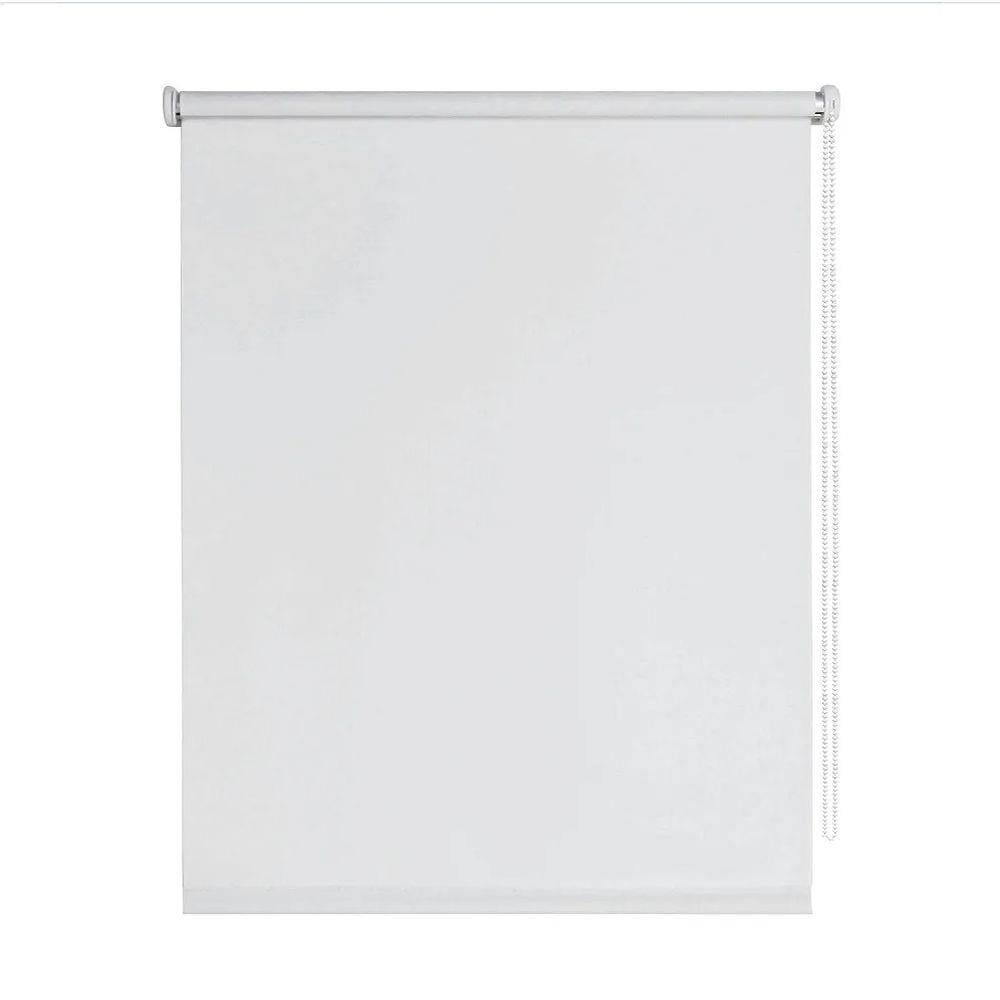 Persiana Rolo Blackout Branca (L) 140 x 220 (A) cm 100% Escuro Cortina Roller Blecaute 1,40 X 2,20 m