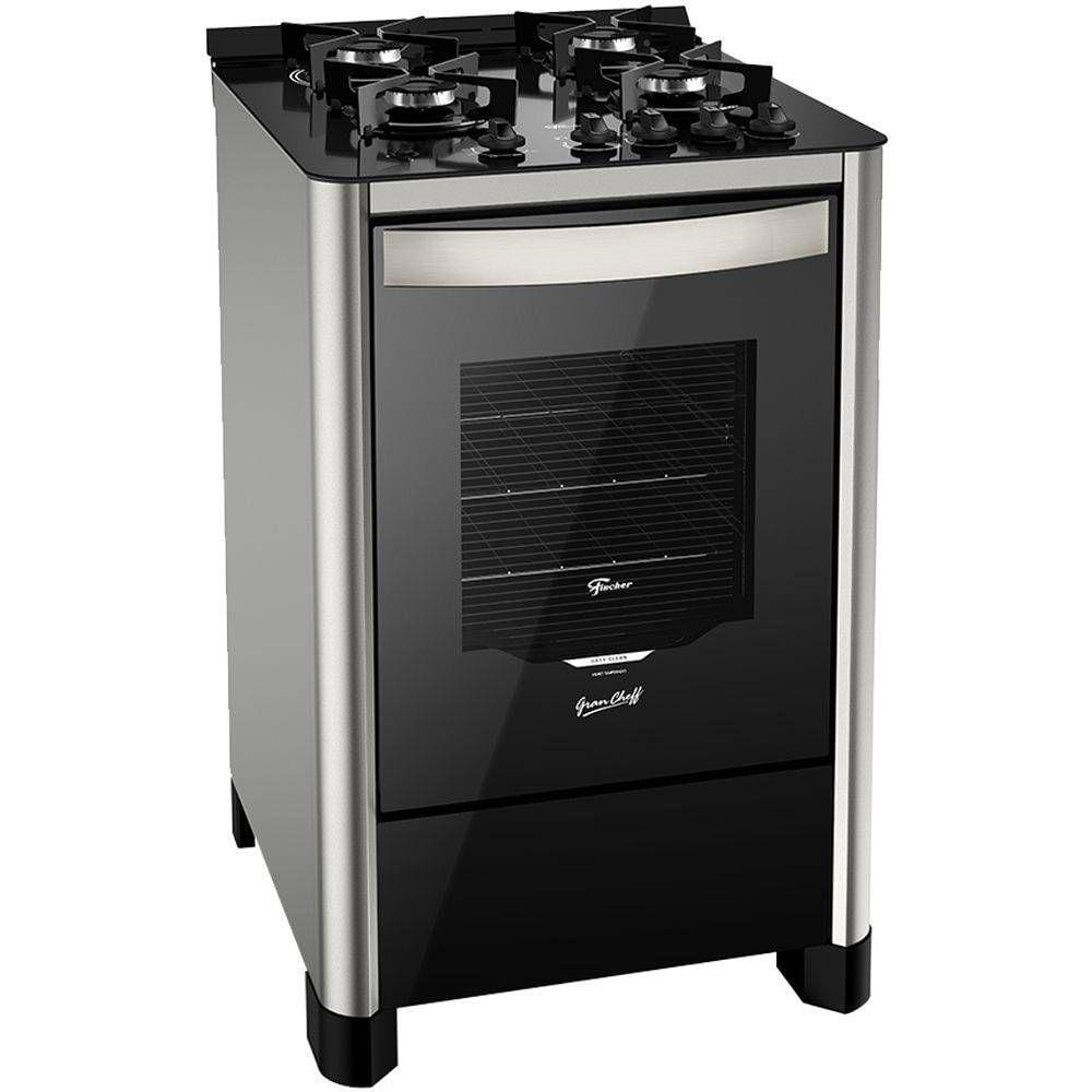 Fogão 4 Bocas Fischer Gran Cheff 26987-59775 Silver