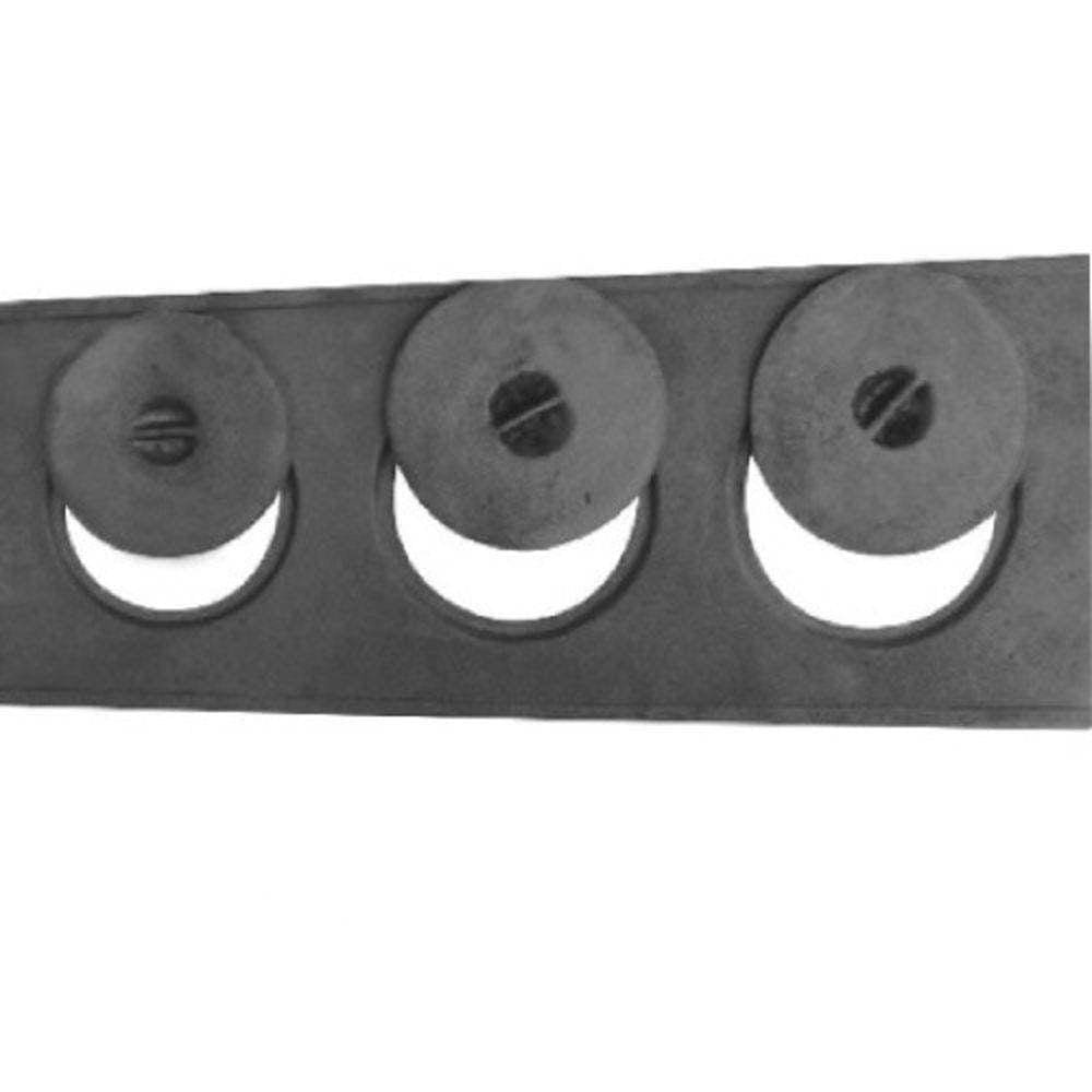 Chapa Mineira Fogão Lenha 3 Furos Com Tampa 23x63x25cm