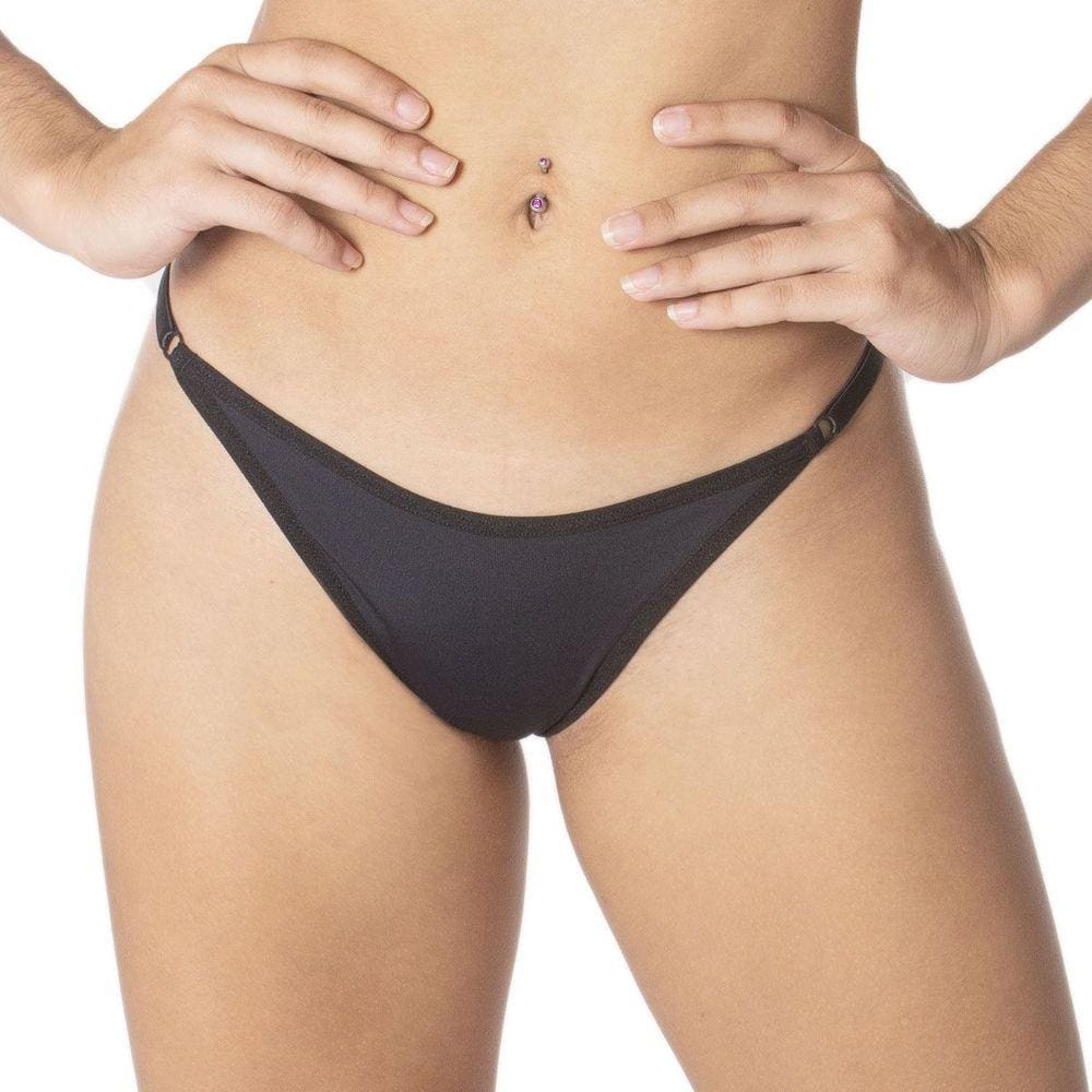 Calcinha fio dental duplo com laterais finas Nayane Rodrigues
